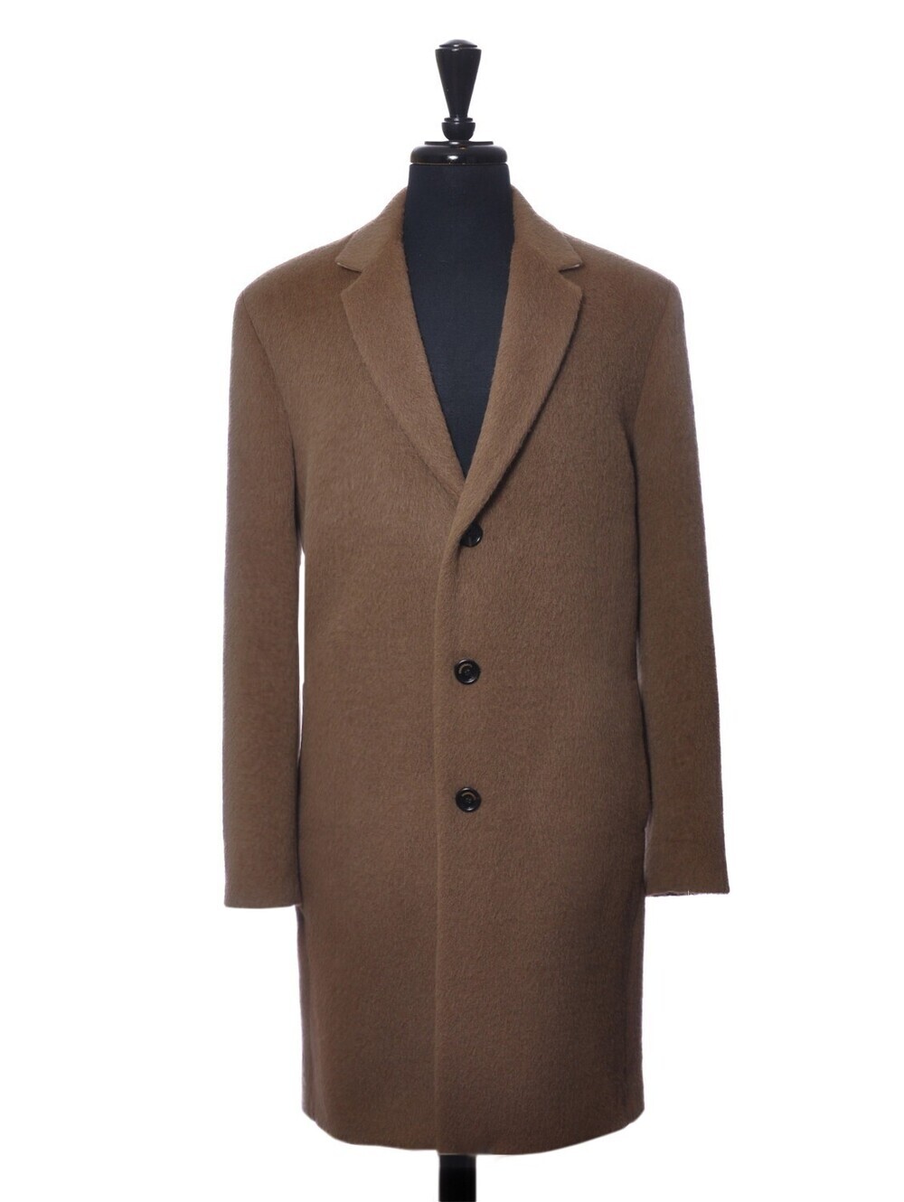 President’s Brown Alpaca Wool Egg Coat L 38360
